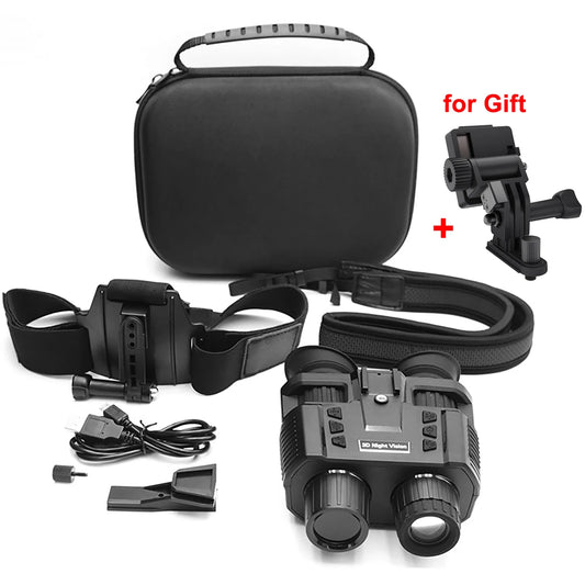 NV8000 Night Vision Binoculars – Head-Mounted Infrared Goggles for Paranormal Investigations & Ghost Hunting