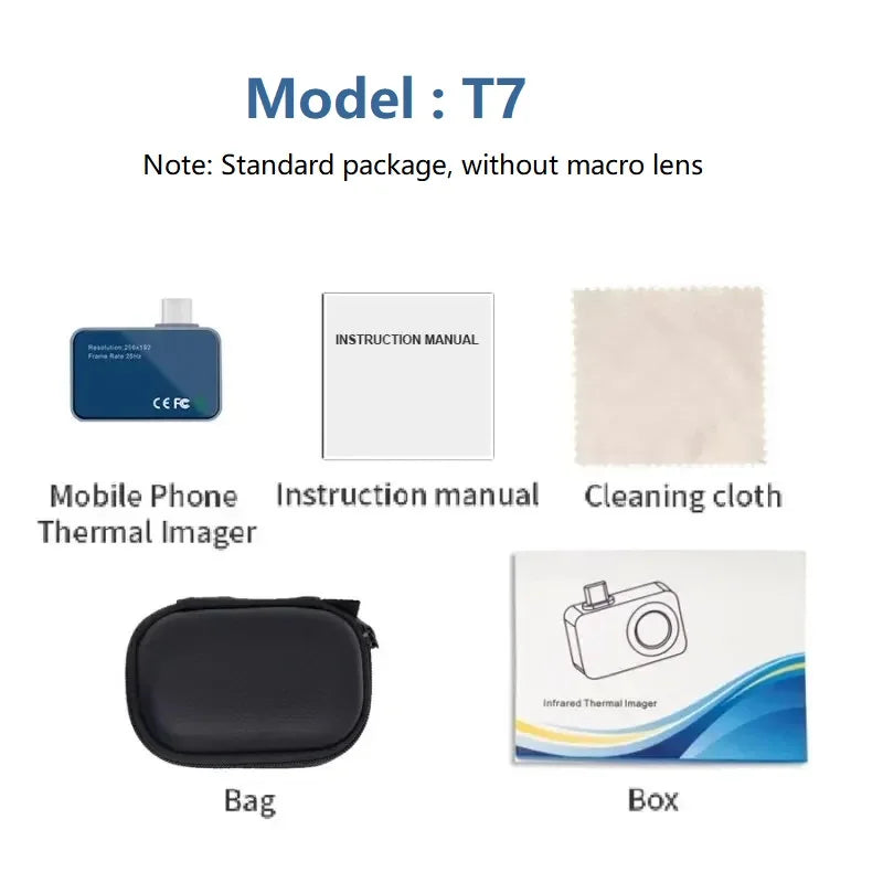 TOOLTOP T7 Android Thermal Imager – Ghost Hunting & Paranormal Detection Camera (256x192, 25Hz)