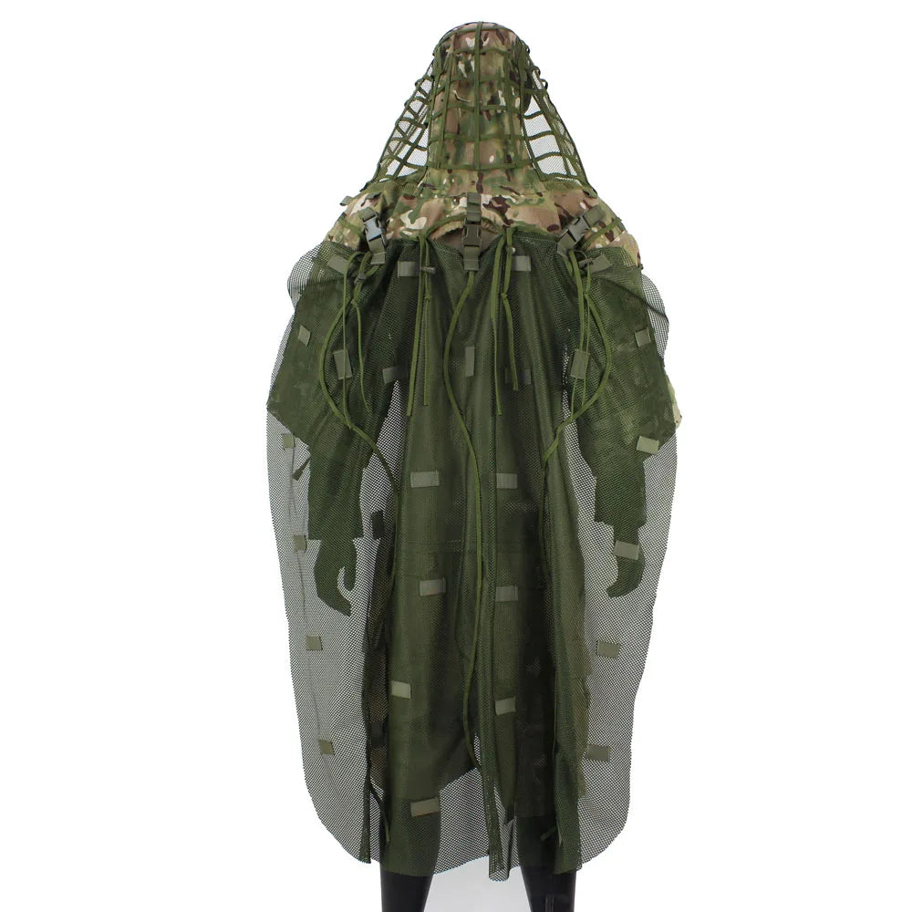 Tactical Ghillie Suit Hoodie – Lightweight Camouflage Sniper Jacket for Airsoft, Hunting & Ghost Recon