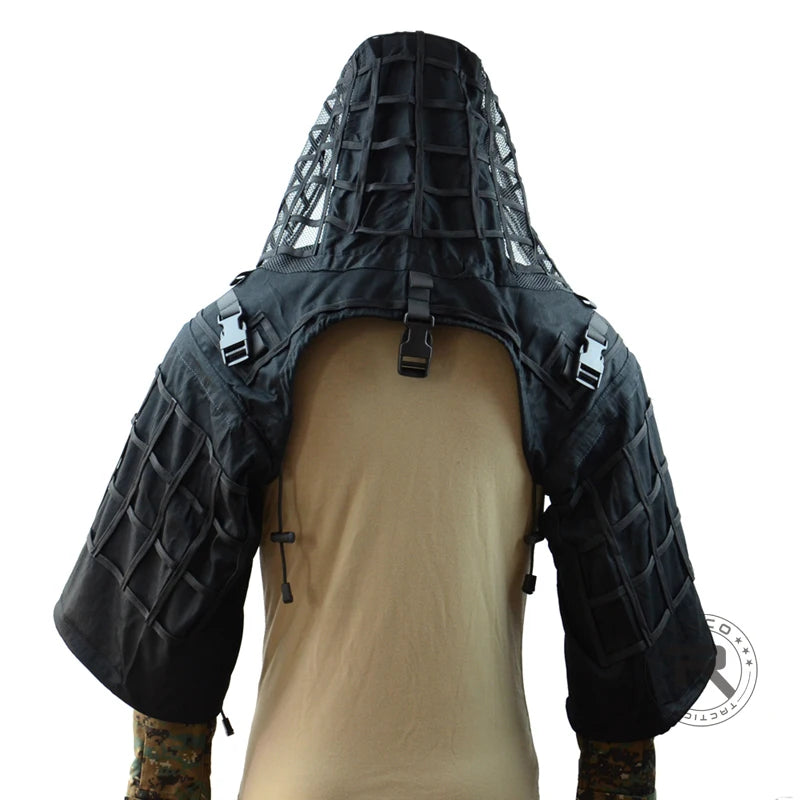 Tactical Ghillie Suit Hoodie – Lightweight Camouflage Sniper Jacket for Airsoft, Hunting & Ghost Recon