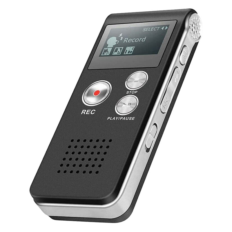 Digital EVP Voice Recorder – Paranormal Ghost Hunting Equipment with Voice Activation (8GB, Black)
