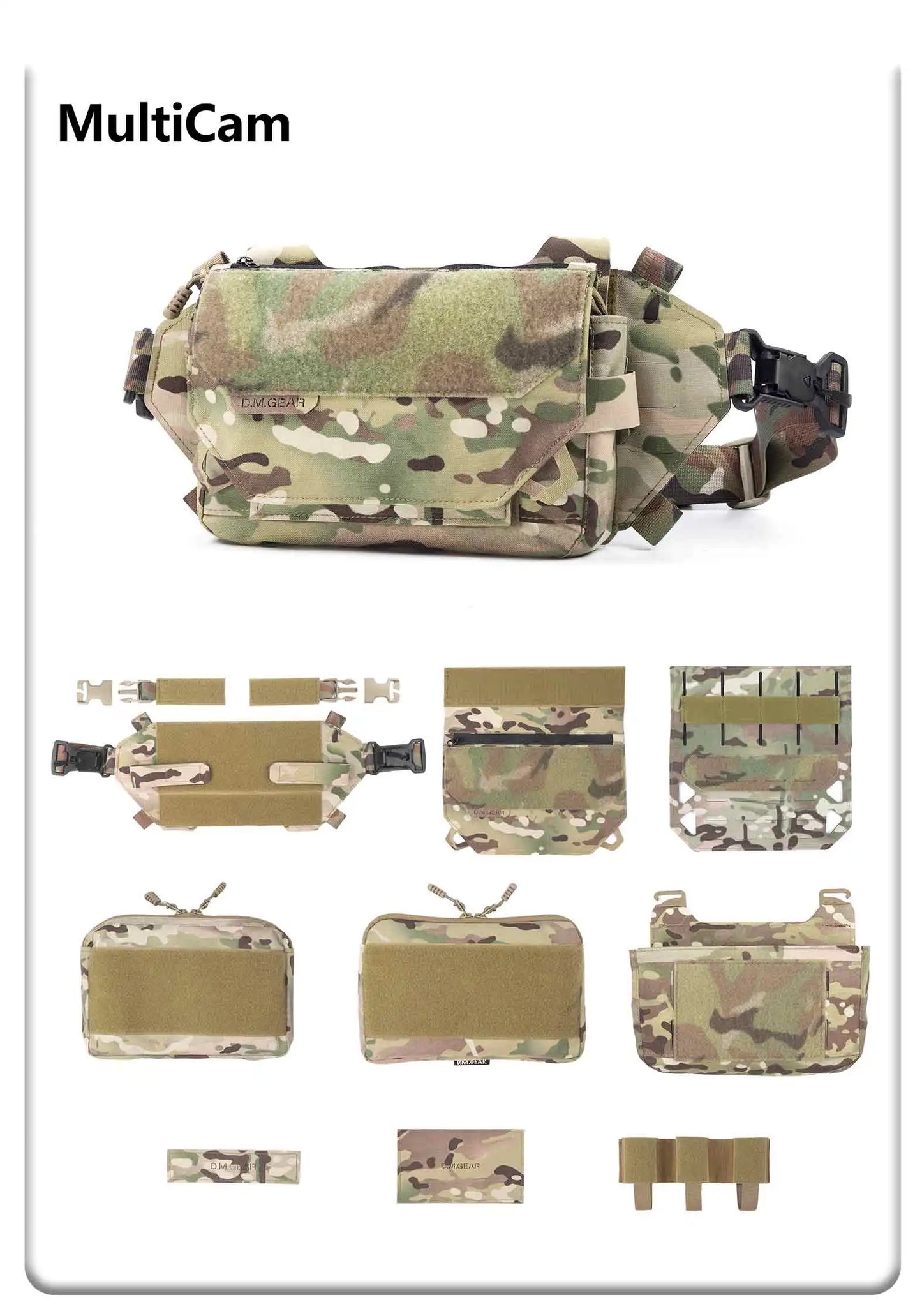 Tactical Hunting Shoulder Bag – Waterproof Molle Outdoor Equipment Pack for Men | Multifunctional Military Gear