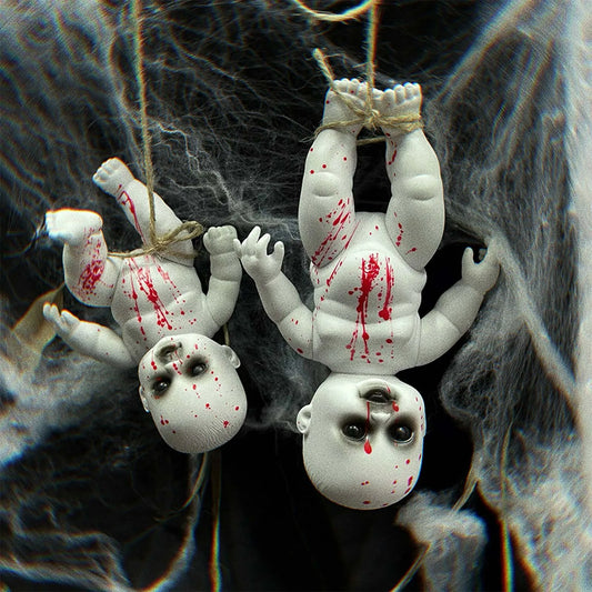 Haunted Blood Doll – Terrifying Ghost Zombie Baby for Paranormal & Horror Decor