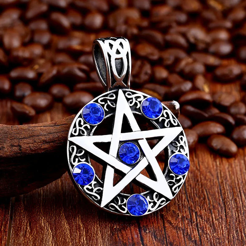 Pentagram Necklace – Supernatural Five-Pointed Star Pendant Gothic Jewelry for Men & Women