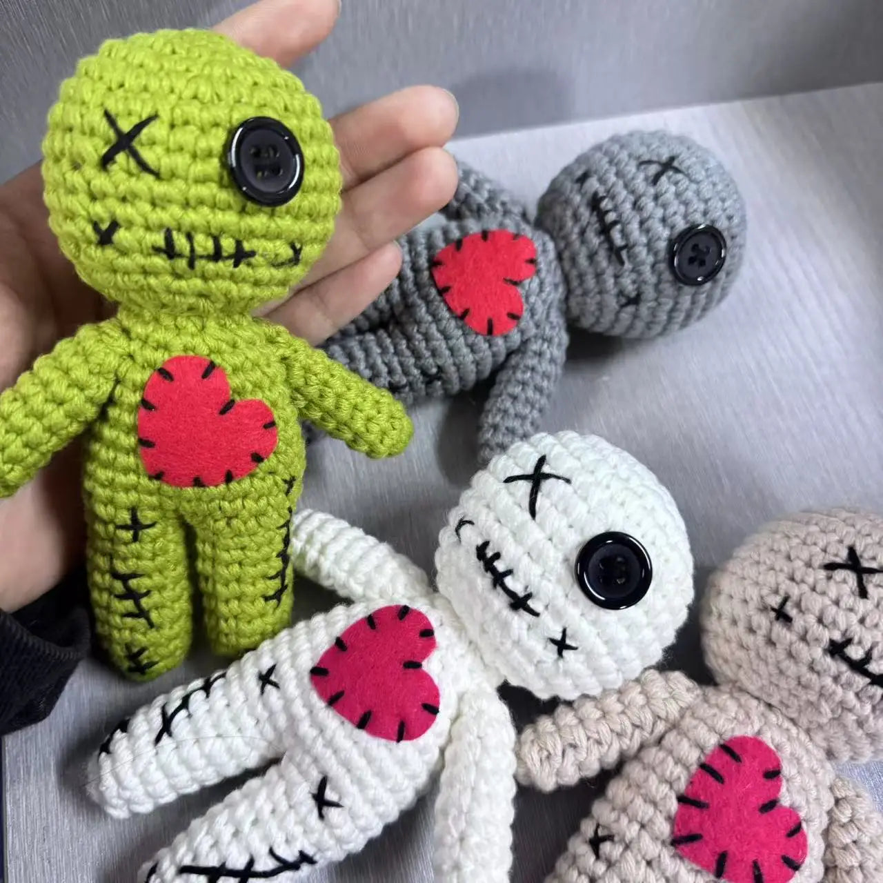 Creepy Voodoo Dolls – Haunted Witchcraft Props for Ghost Hunting & Horror Decor