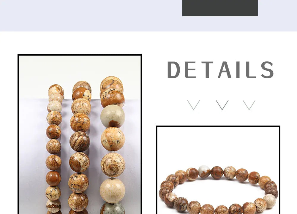 Natural Black Lava Stone Beaded Bracelet – Essential Oil Diffuser Charm Jewelry for Men & Women