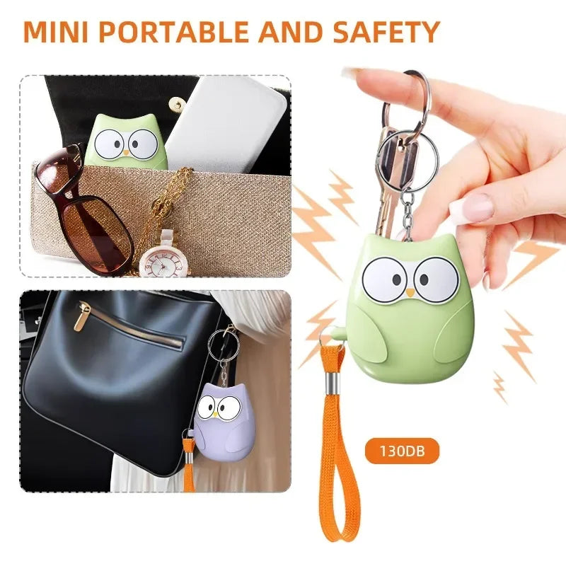130dB Personal Self-Defense Alarm – Safety Siren Keychain for Women & Ghost Hunters