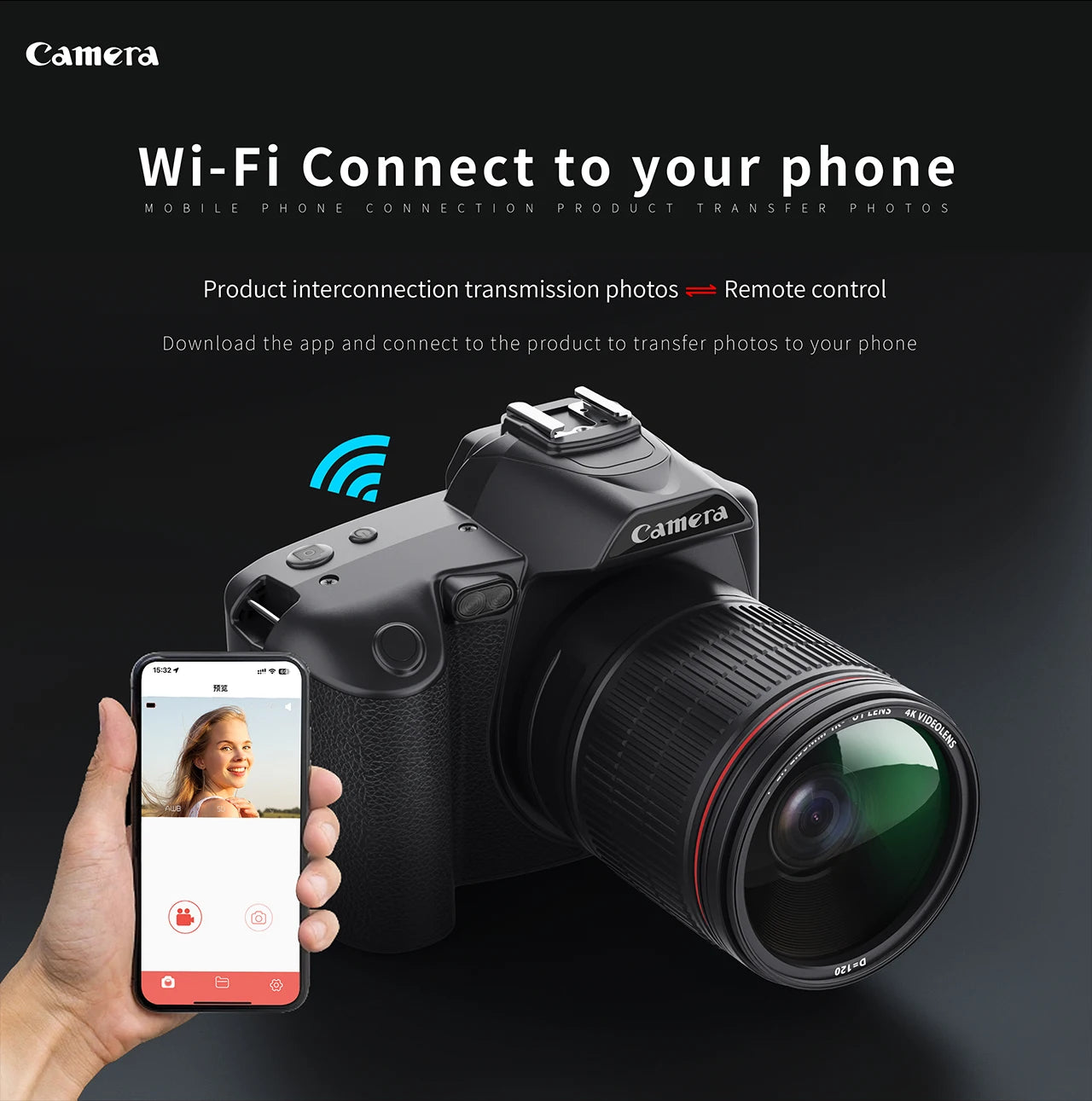 D5 4K HD Digital WiFi SLR Camera – The Ultimate Ghost Hunting & Paranormal Investigation Camcorder 👻🔦