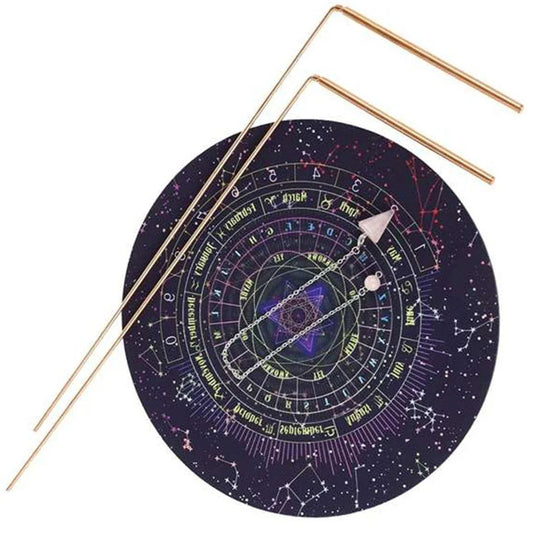 Copper Dowsing Rods & Pendulum Kit – Ultimate Divination & Paranormal Detection Tool
