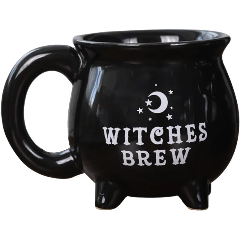 Witch Brew Ceramic Coffee Mug – Halloween Gothic Witchy Cup Gift