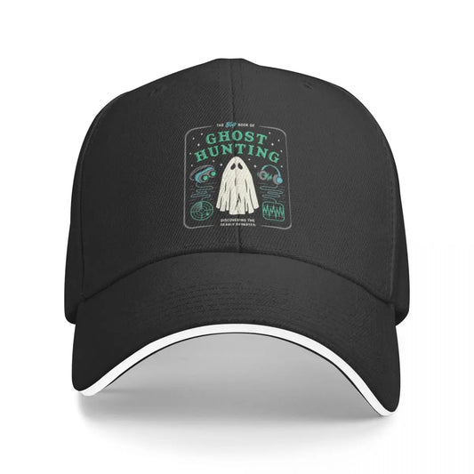 The Big Book Of Ghost Hunting Funny Halloween T-Shirt A Baseball Cap Hat