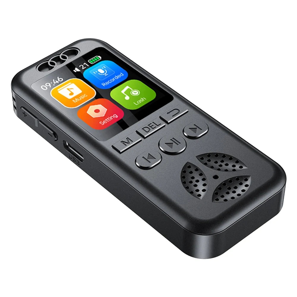 Digital Voice Recorder SU7 | Voice-Activated Audio Recorder with Noise Reduction, MP3 Playback & 560 Hours Recording Capacity