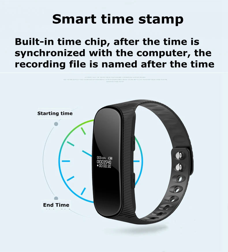 Mini Voice Recorder Watch – Discreet Audio Recording for Paranormal Investigations & Ghost Hunting