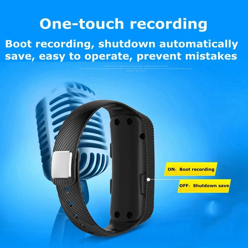Mini Voice Recorder Watch – Discreet Audio Recording for Paranormal Investigations & Ghost Hunting