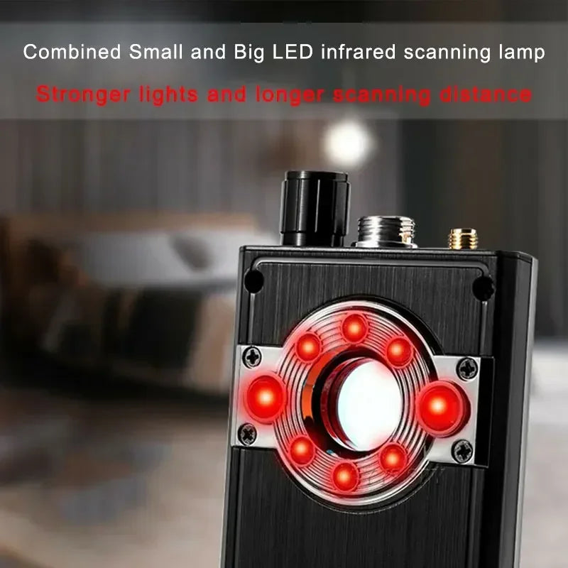 K68 Professional Anti-Spy Camera Detector – RF Bug Scanner & GPS Tracker Finder for Ghost Hunting & Security