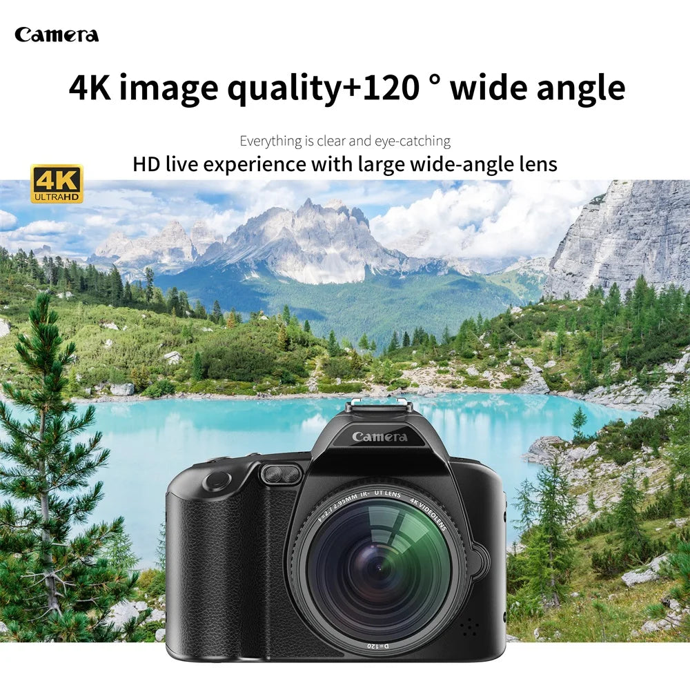 D5 4K HD Digital WiFi SLR Camera – The Ultimate Ghost Hunting & Paranormal Investigation Camcorder 👻🔦