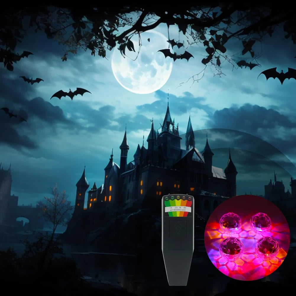 Ghost Hunting EMF Kit – 5 LED EMF Meter + 4 Motion Light Balls