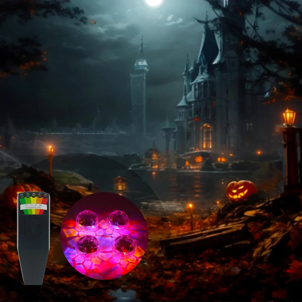 Ghost Hunting EMF Kit – 5 LED EMF Meter + 4 Motion Light Balls