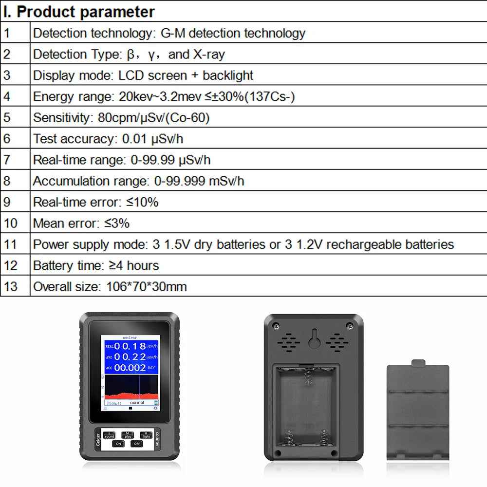 Geiger Counter Radiation Detector – Paranormal Energy & Ghost Hunting Tool