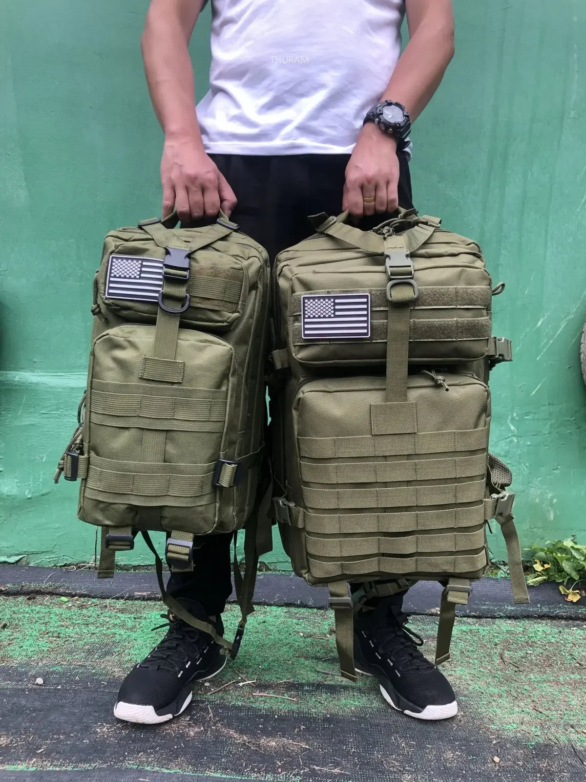 Waterproof Tactical Backpack – 25L/50L Nylon Rucksack for Hunting, Camping, Hiking & Outdoor Survival Gear