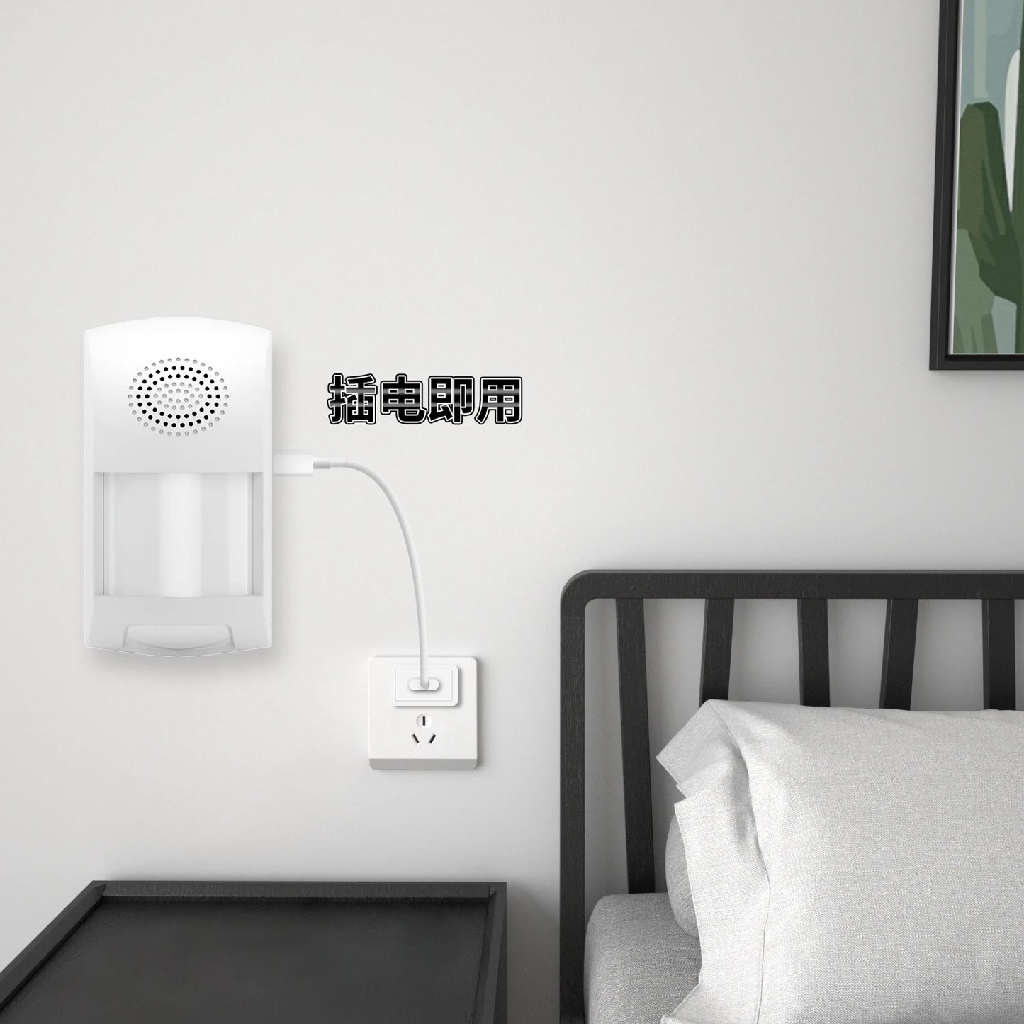 WiFi PIR Motion Sensor Alarm – Smart Sound & Light Detector with TUYA App Control