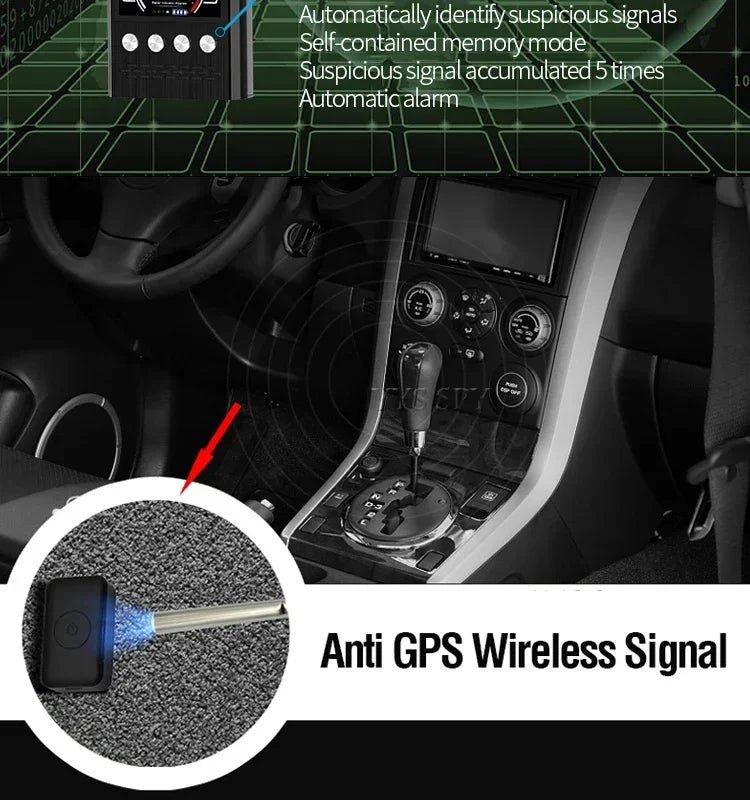 K68 Professional Anti-Spy Camera Detector – RF Bug Scanner & GPS Tracker Finder for Ghost Hunting & Security