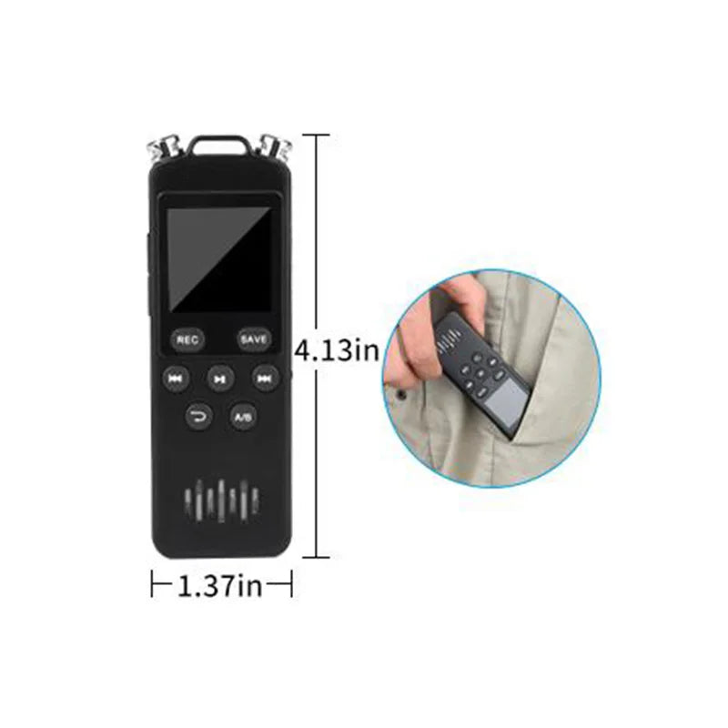 Digital Voice Recorder Voice Activated Recorder for Lectures Meetings - aiworth 9860 Hours Sound Audio Recorder Dictaphone Recor