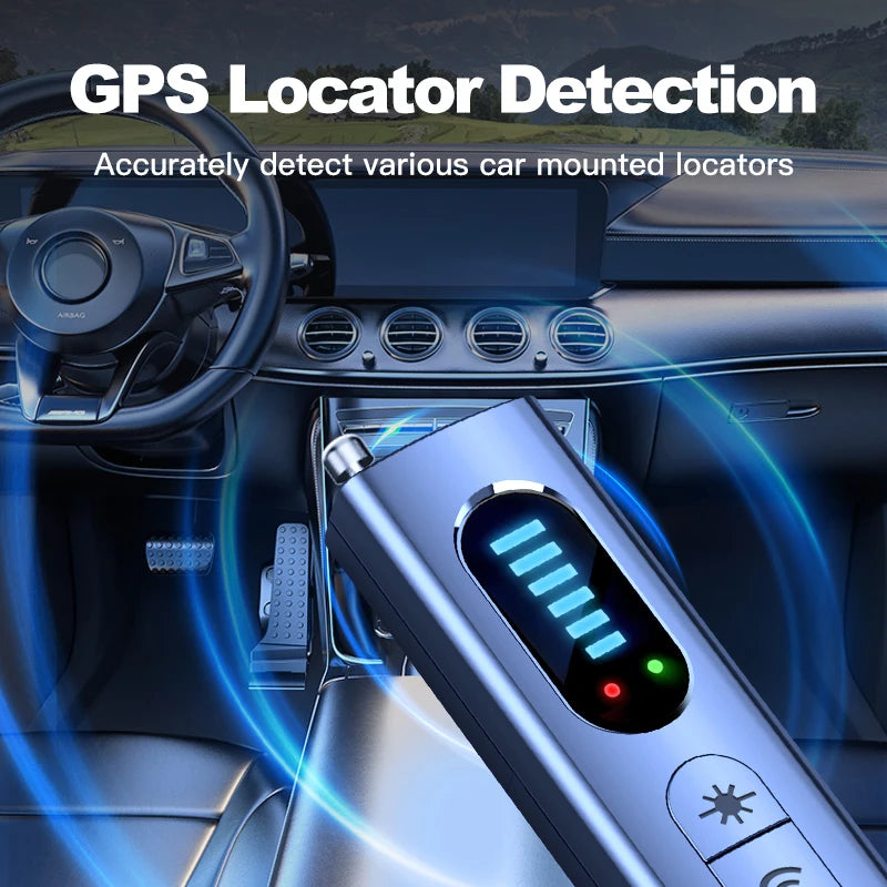 Anti-Spy Hidden Camera Detector – Professional Bug Scanner & Infrared Sensor for Security & Paranormal Investigations