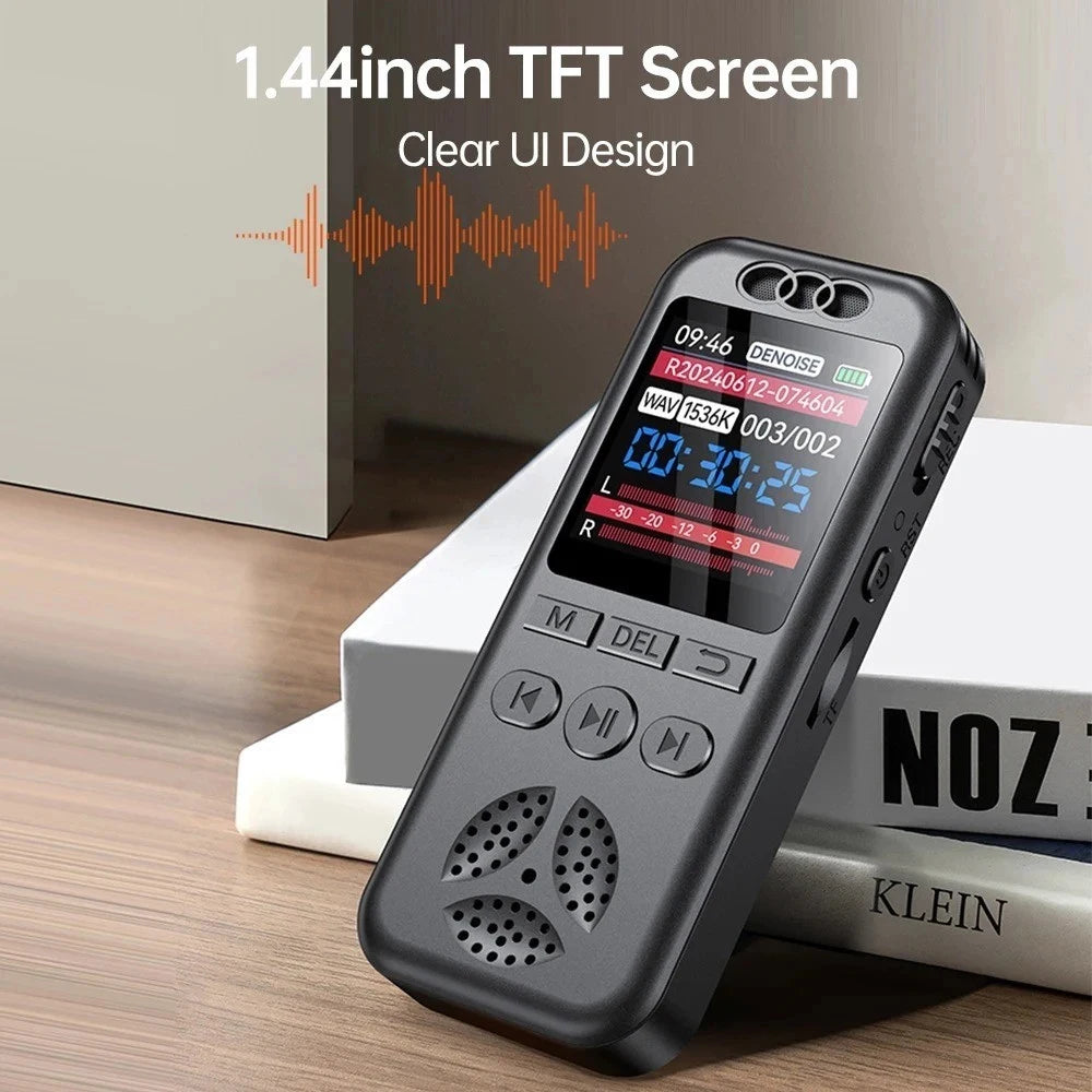 Digital Voice Recorder SU7 | Voice-Activated Audio Recorder with Noise Reduction, MP3 Playback & 560 Hours Recording Capacity