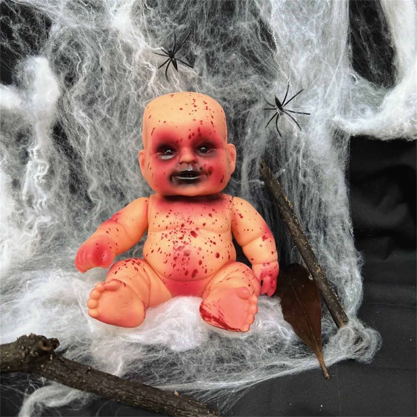 Halloween Hanging Ghost Doll – Creepy Haunted House Decoration & Paranormal Party Prop