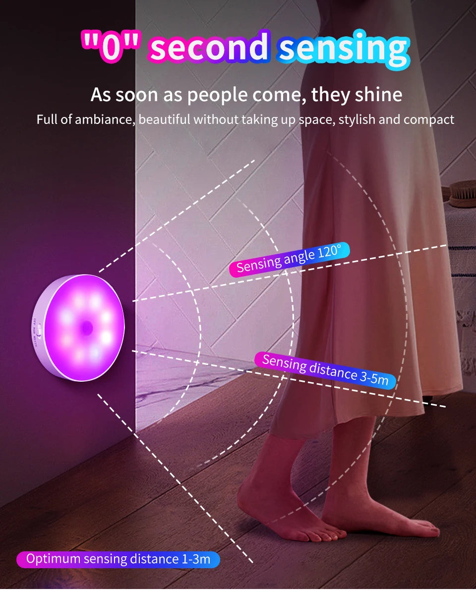 Rechargeable LED Motion Sensor Light – Ghost Hunting & Paranormal Investigation Tool