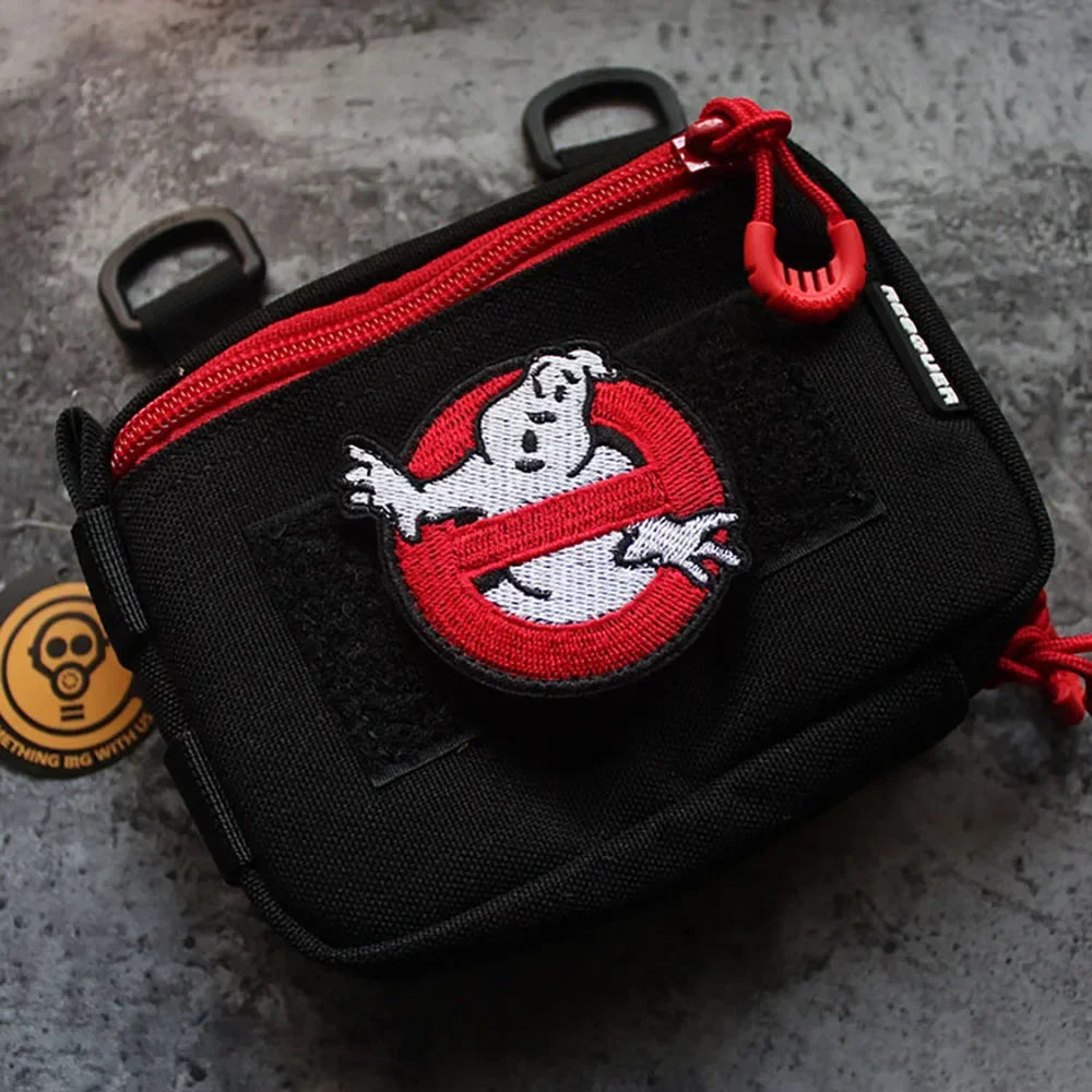 Ghostbusters Embroidered Iron-On Patch – Horror Movie Punk Badge for Jackets, Backpacks & Clothes