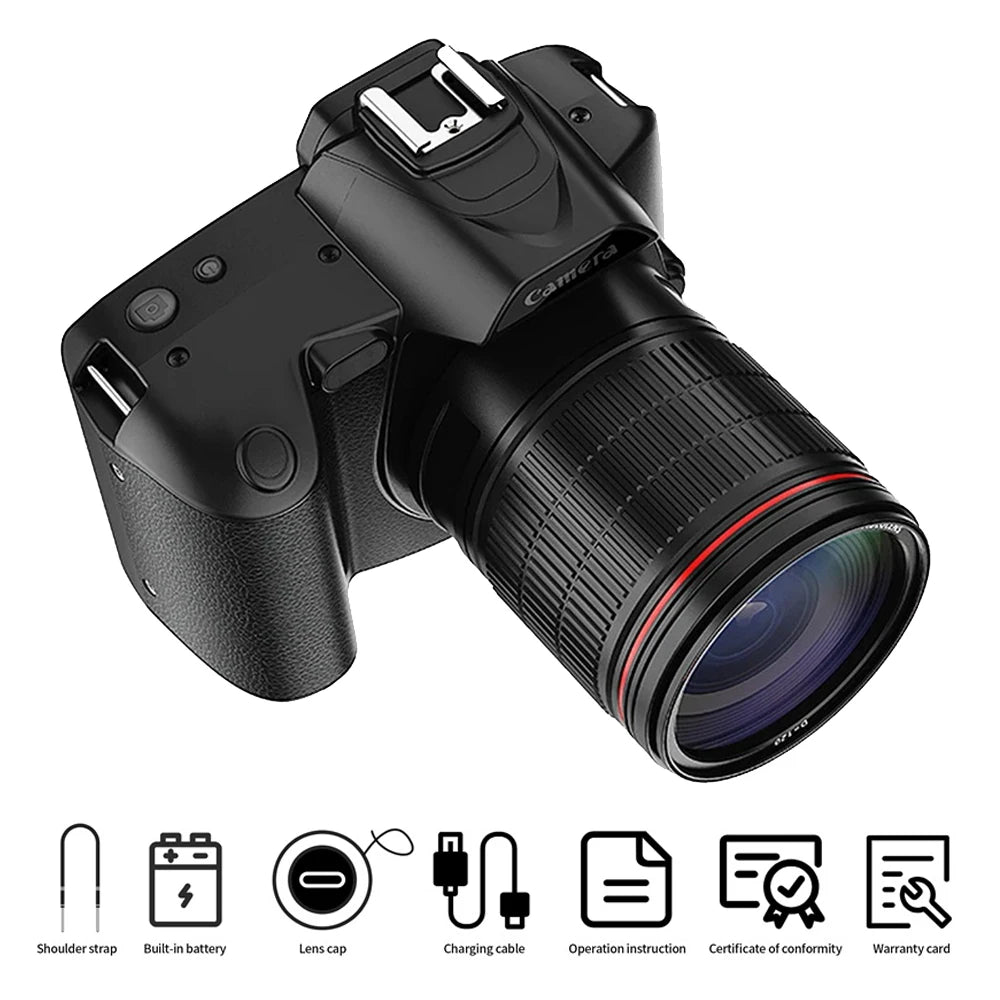 D5 4K HD Digital WiFi SLR Camera – The Ultimate Ghost Hunting & Paranormal Investigation Camcorder 👻🔦
