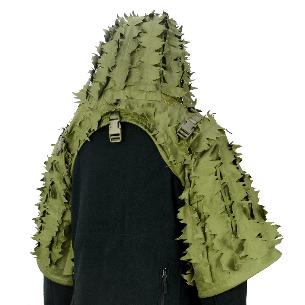 Tactical Ghillie Suit Hoodie – Lightweight Camouflage Sniper Jacket for Airsoft, Hunting & Ghost Recon