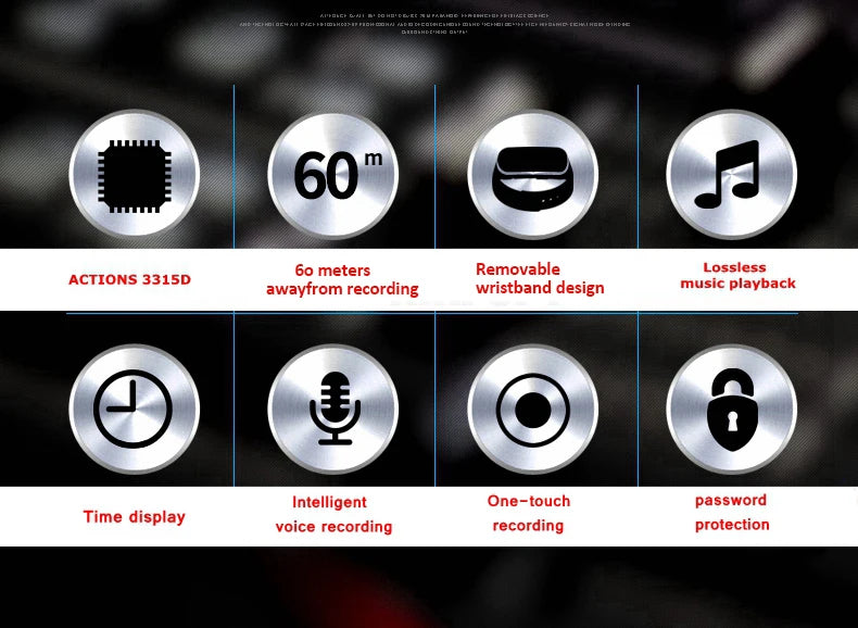 Mini Voice Recorder Watch – Discreet Audio Recording for Paranormal Investigations & Ghost Hunting