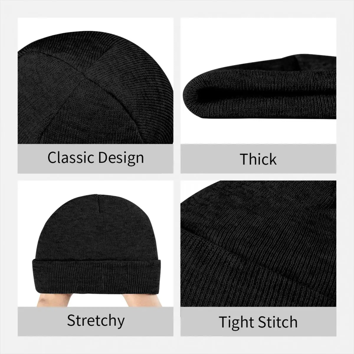 Crimson Ghost Beanie – Misfits Knit Skull Cap Winter Hat for Men & Women | Warm Gothic Streetwear Gift