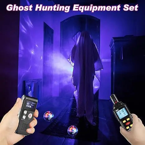 Ghost Hunting Kit – EMF Meter, EVP Recorder, Spirit Box & UV Flashlight for Paranormal Investigations