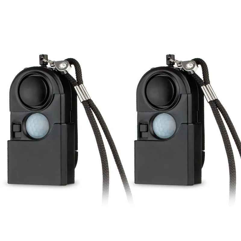 KERUI Mini Motion Detector Alarm – 120DB Siren & SOS LED Light for Ghost Hunting & Security
