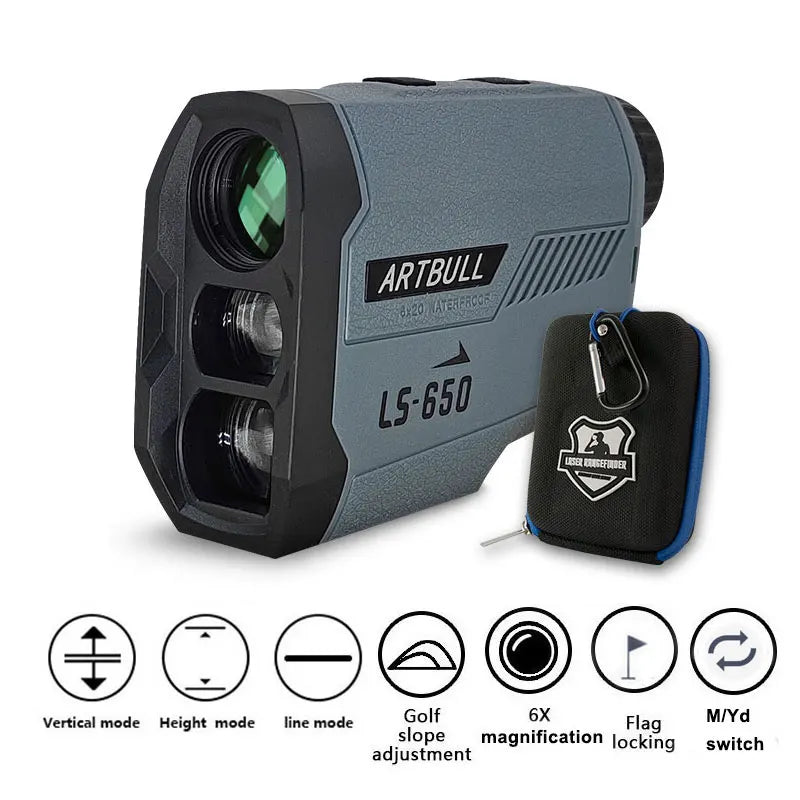 ARTBULL Golf & Ghost Hunting Laser Rangefinder – 1000M Monocular with Flag-Lock & Slope Mode