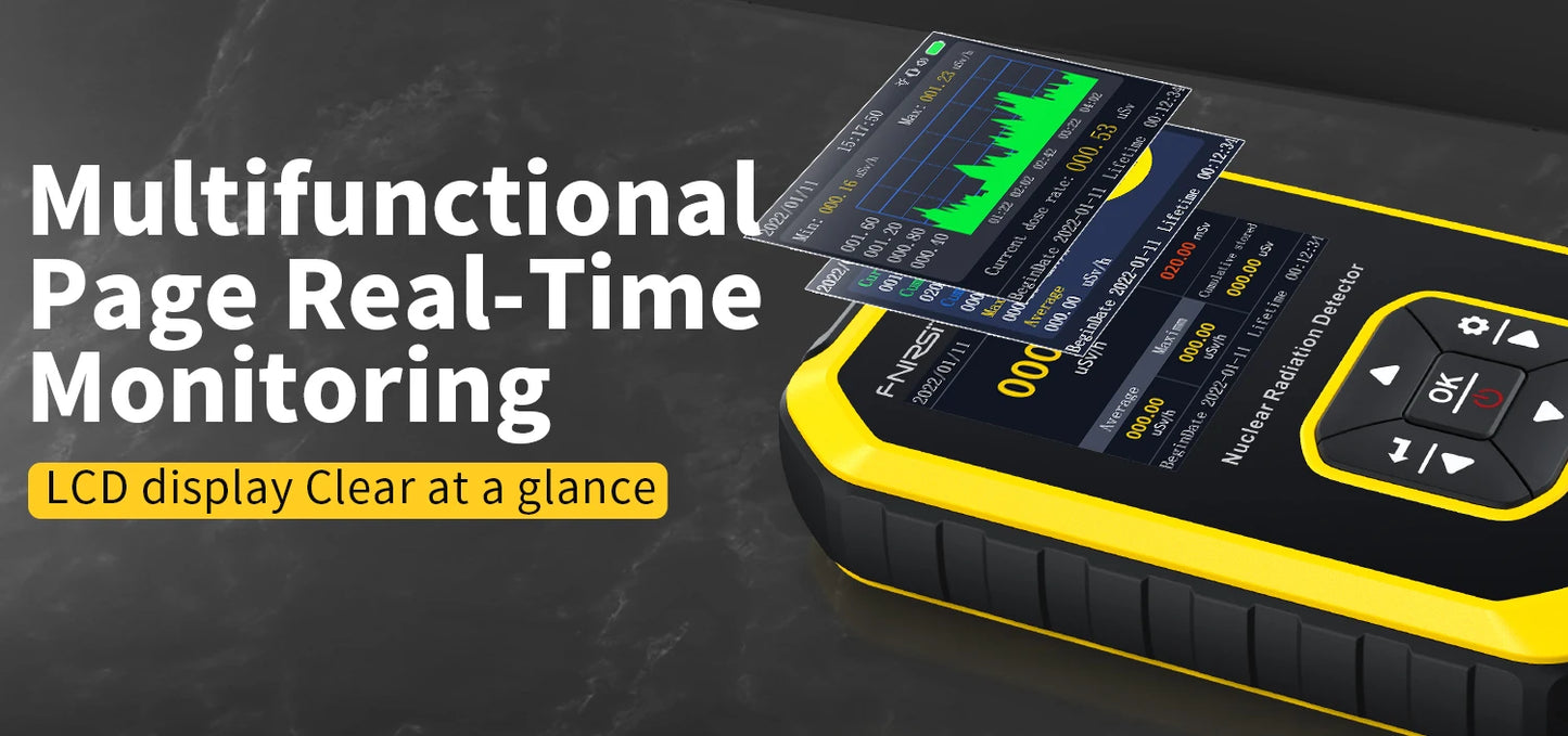 GC-01 Geiger Counter – Radiation Detector for Paranormal Energy & Ghost Hunting