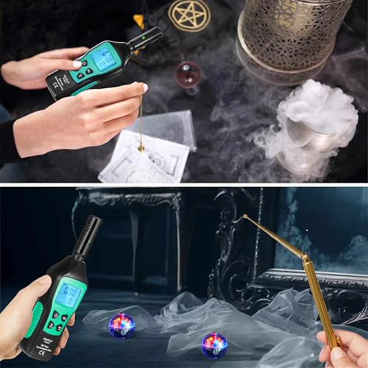 Mastfuyi 3-in-1 Ghost Hunting Equipment Kit – EMF Detector & Divining Rod for Paranormal Investigations