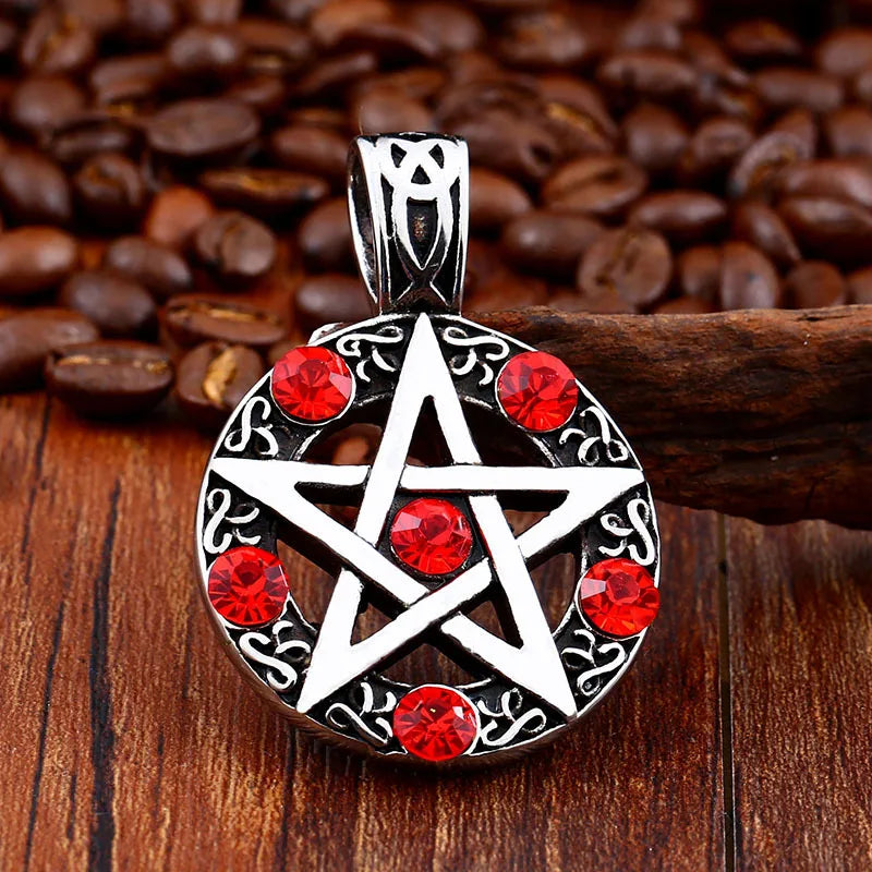 Pentagram Necklace – Supernatural Five-Pointed Star Pendant Gothic Jewelry for Men & Women