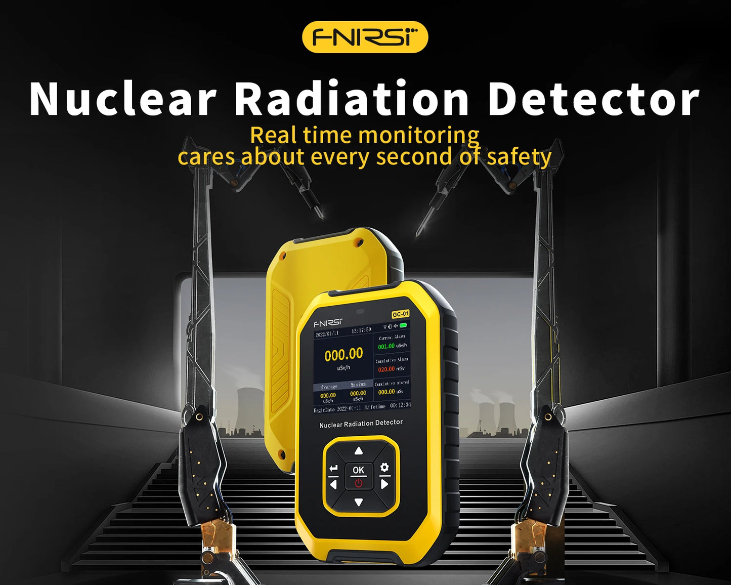 GC-01 Geiger Counter – Radiation Detector for Paranormal Energy & Ghost Hunting