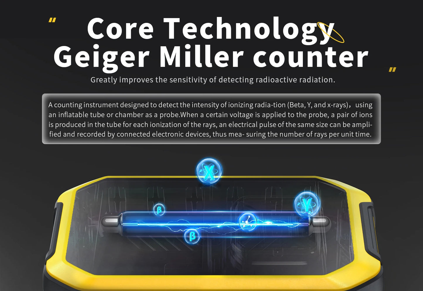 GC-01 Geiger Counter – Radiation Detector for Paranormal Energy & Ghost Hunting