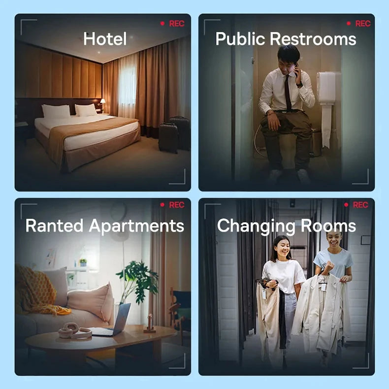 Infrared Hidden Camera Detector – Anti-Peeping Security Scanner
