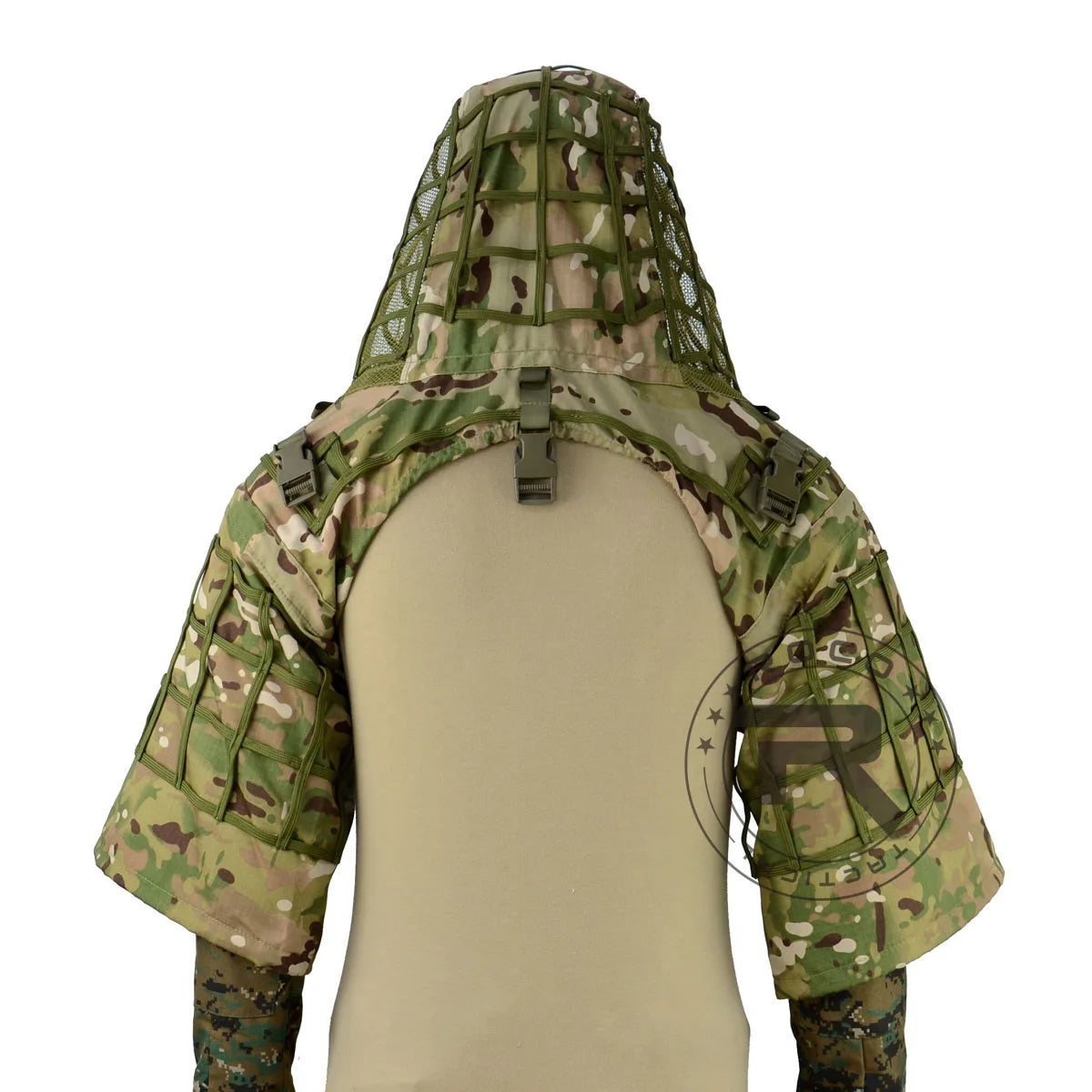 Tactical Ghillie Suit Hoodie – Lightweight Camouflage Sniper Jacket for Airsoft, Hunting & Ghost Recon