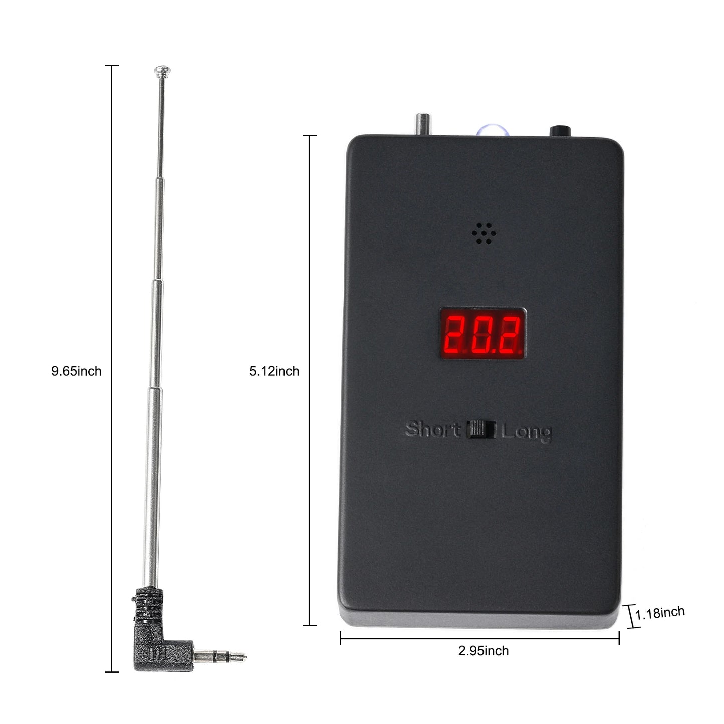 2-in-1 Dual-Range EMF Detector – Paranormal Energy Scanner & Ghost Hunting Tool