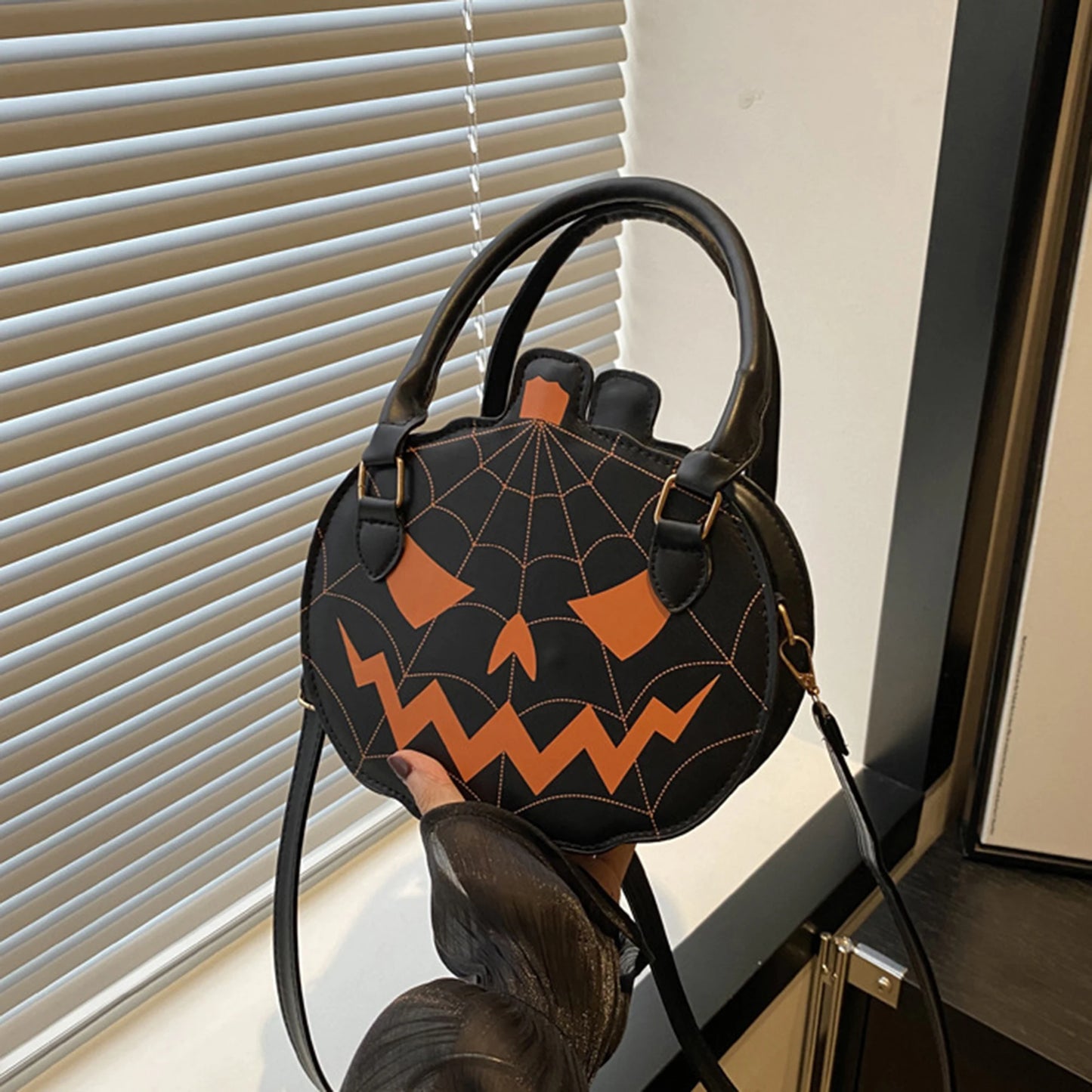 Spooky Ghost Crossbody Bag – Women’s Halloween Shoulder Purse & Party Handbag