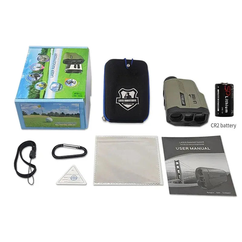 ARTBULL Golf & Ghost Hunting Laser Rangefinder – 1000M Monocular with Flag-Lock & Slope Mode