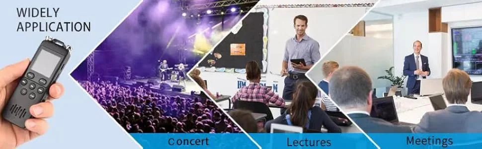 Digital Voice Recorder Voice Activated Recorder for Lectures Meetings - aiworth 9860 Hours Sound Audio Recorder Dictaphone Recor